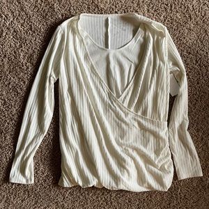 NWT Isabel by Ingrid and Isabel Ivory top sz XS Maternity